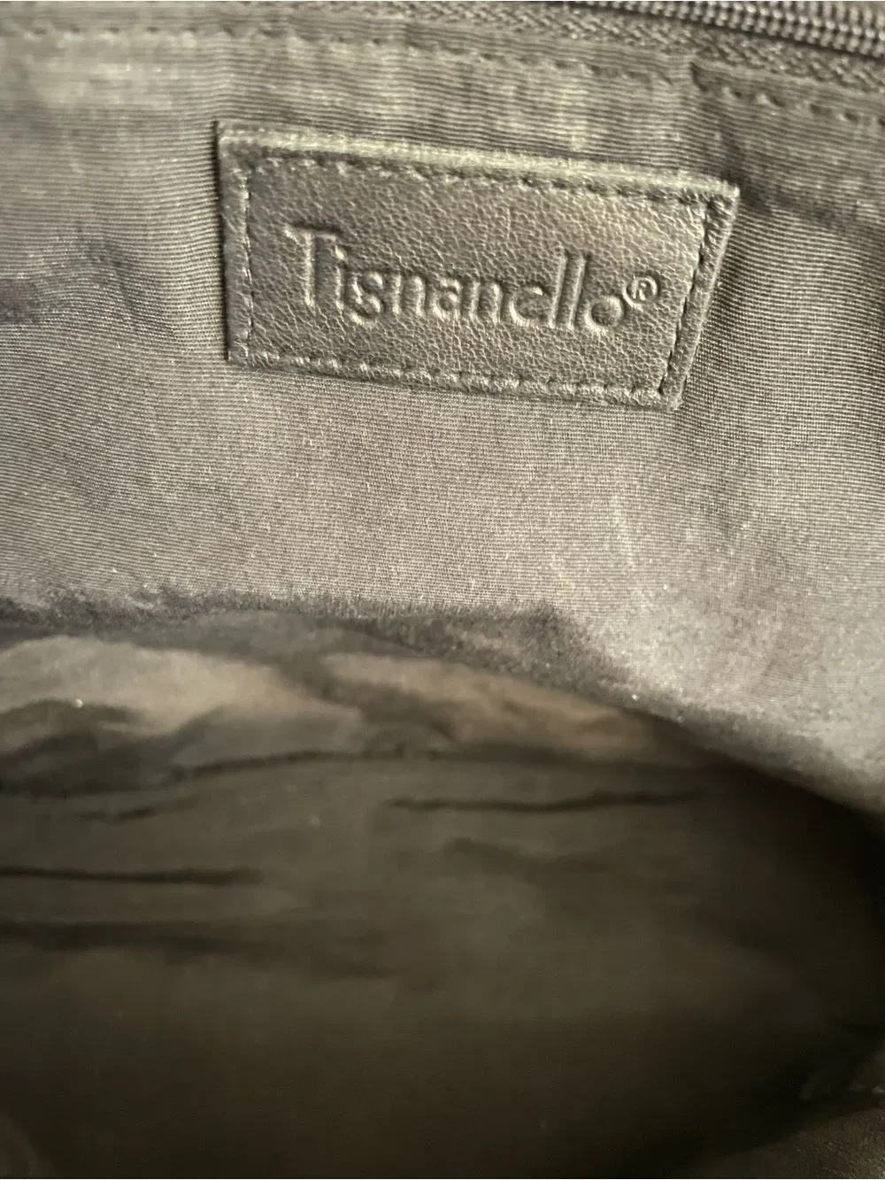 Tignanello Black Leather Women’s Backpack